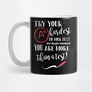 Try Your Hardest Do Your Best T Shirt Teacher Mug